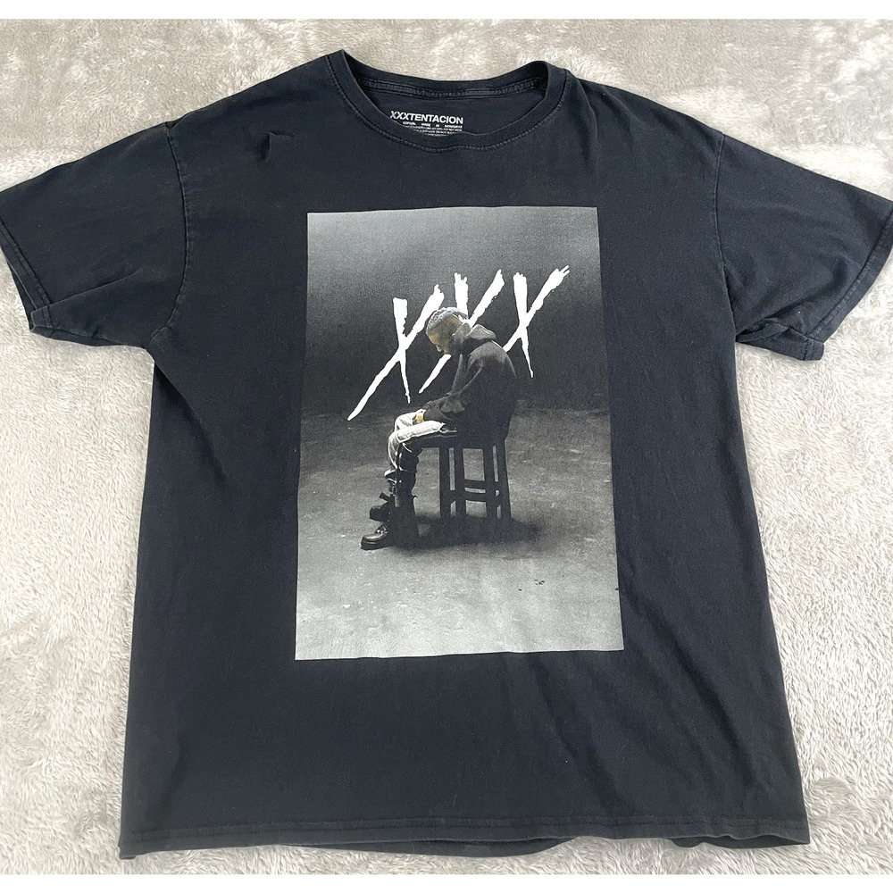 XXXTentacion T-Shirt Men's Large L Black
